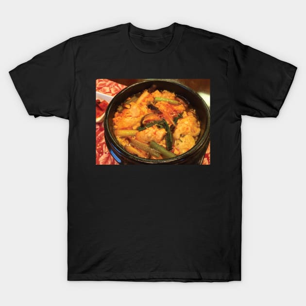 Soondubu Jjigae Korean Spicy Tofu Stew T-Shirt by DPattonPD